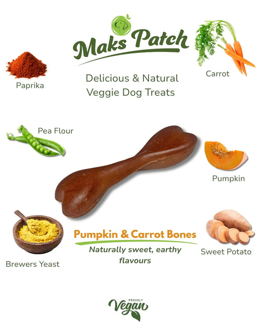 Maks Patch Pumpkin & Carrot Bone