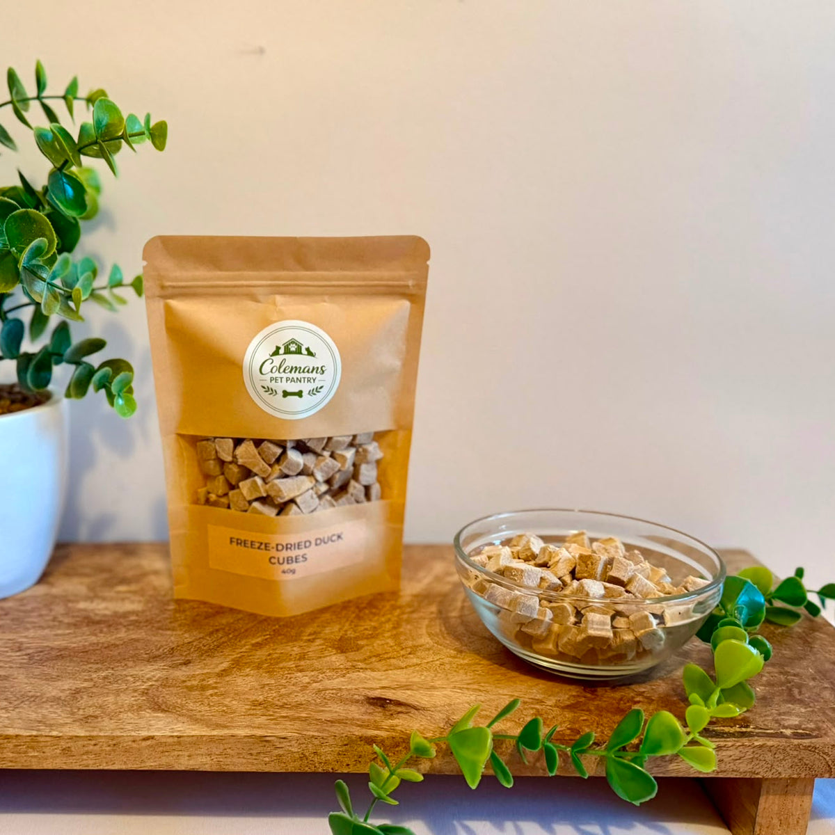 Freeze Dried Duck Cubes for Dogs & Cats