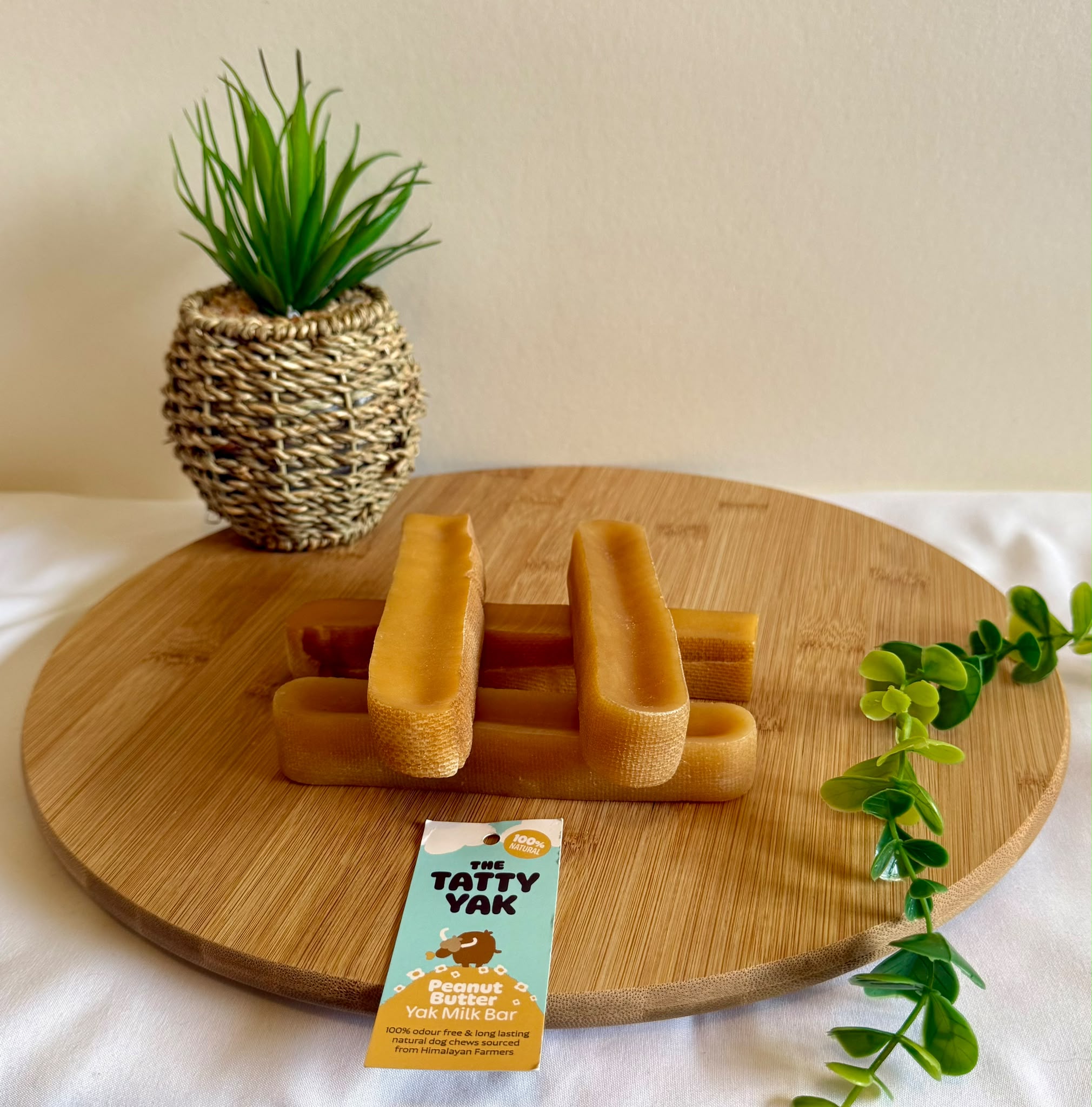 Peanut Butter Tatty Yak Chew Large