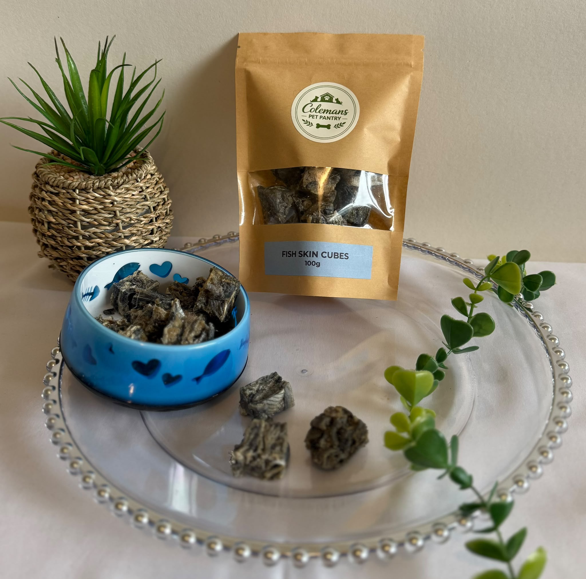 Fish Skin Cubes