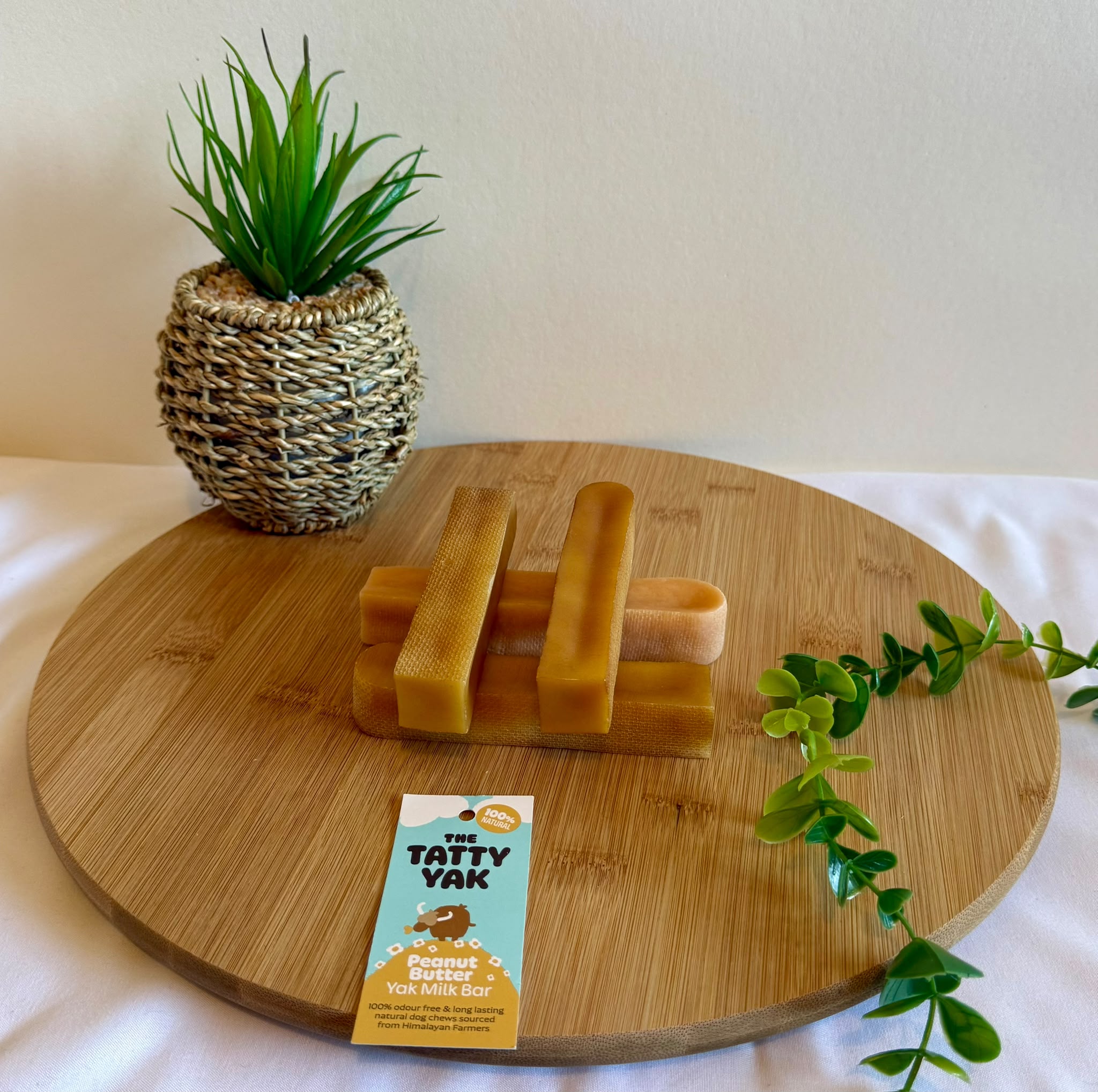 Peanut Butter Tatty Yak Chew Medium